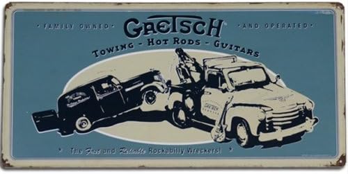 Gretsch Tin Sign "Towing"