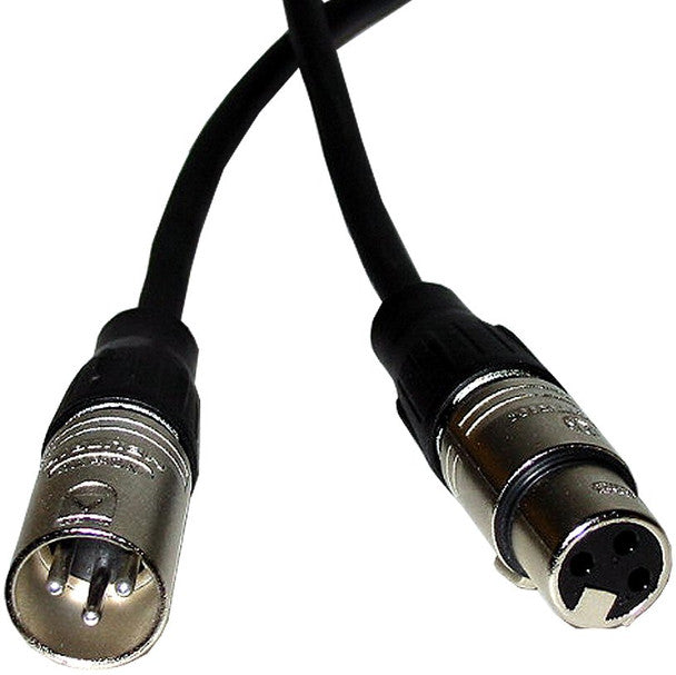 CBI LowZ Microphone Cable with Neutrik Connectors 20'
