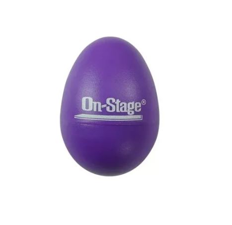 On-Stage HPS1240 Egg Shaker - Single (Colour May Vary)