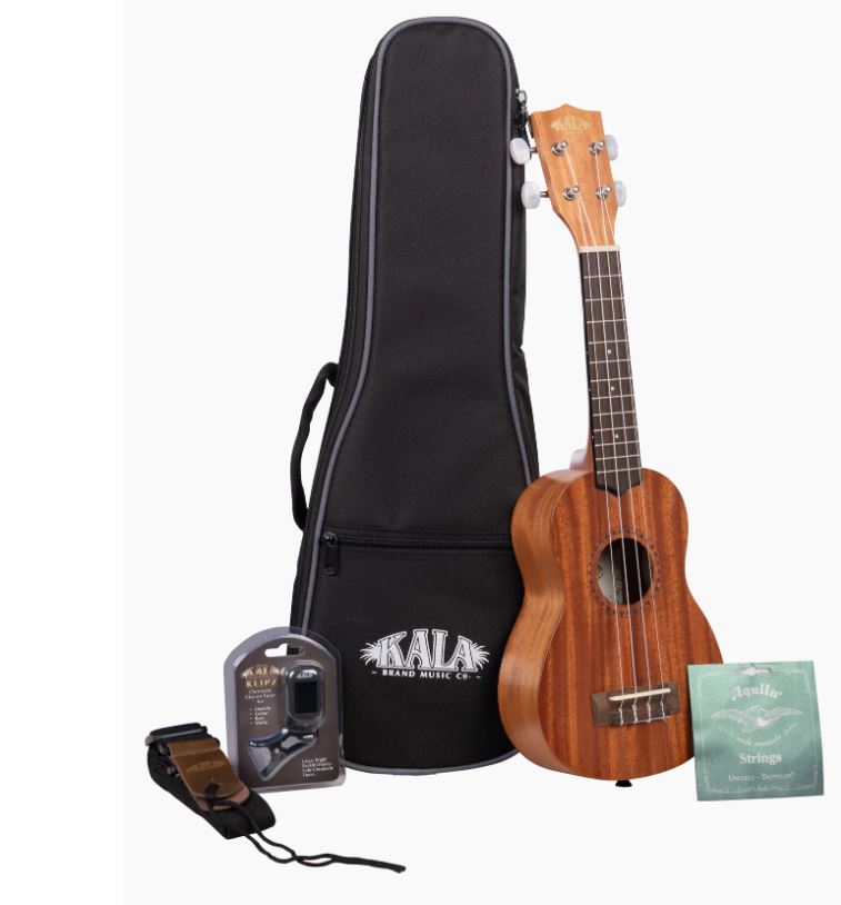 Kala Mahogany Ukulele Bundle KA-15SBNDL