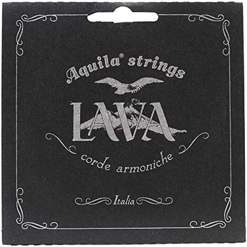 AQBLK-B Aquila "Lava" Baritone Ukulele Strings - Black
