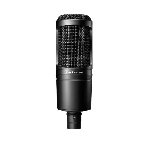 Audio Technica AT2020 Cardioid Condenser Microphone - Black