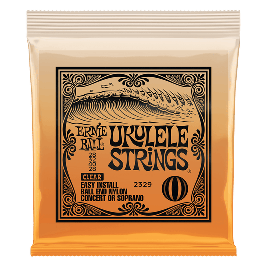 Ernie Ball Ukulele Soprano or Concert Clear Strings