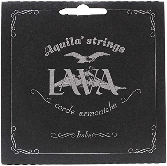 AQBLK-B  Aquila "Lava" Baritone Ukulele Strings - Black