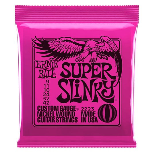 Ernie Ball Super Slinky 9-42 Pink